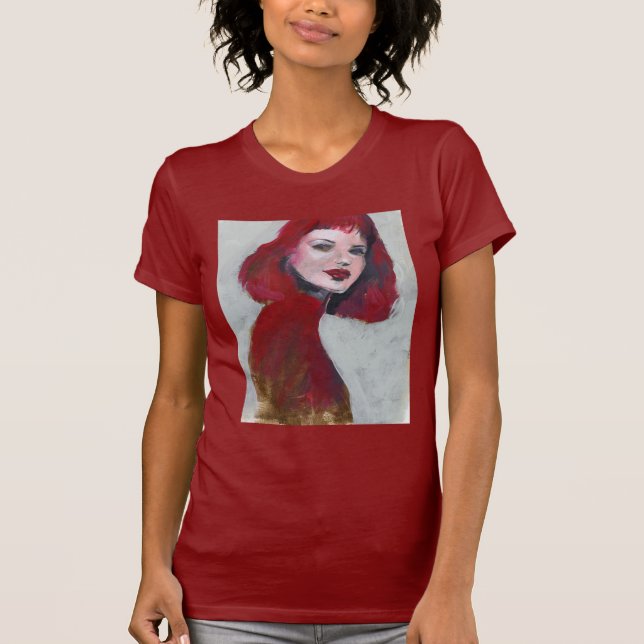Fem Portrait - Red T-Shirt (Front)