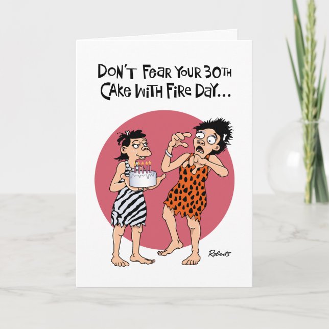 Female 30th Birthday  Card (Front)