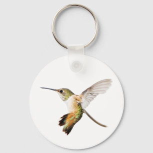 Female Allen's Hummingbird Keychain