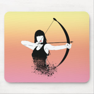 Female Archer Mouse Pad