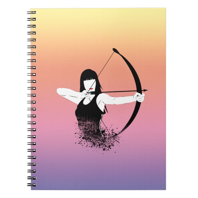Female Archer Notebook (Front)