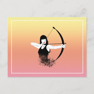 Female Archer Postcard