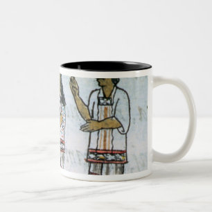 Female Aztec costumes Two-Tone Coffee Mug