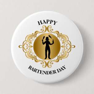 Female Bartender Day Button