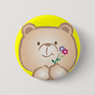 female bear 2 inch round button