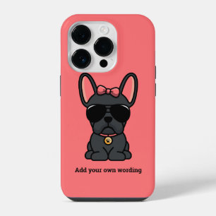 Female Black French Bulldog Case-Mate iPhone Case