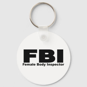 Female Body Inspector Keychain