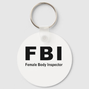 Female Body Inspector Keychain