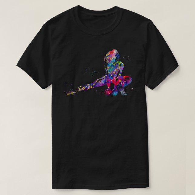Female bodybuilder 1 T-Shirt (Design Front)