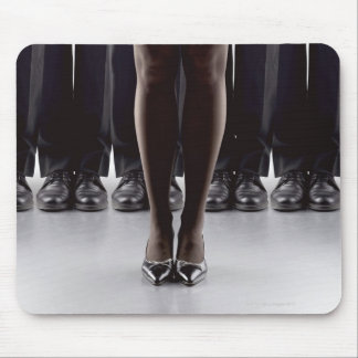 Female boss for businessmen mouse pad