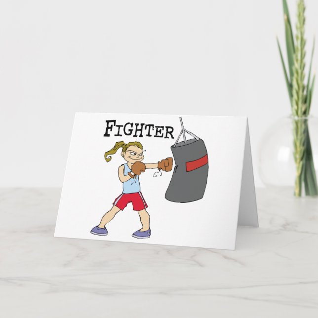 Female Boxer Card (Front)