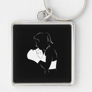 Female Boxer Keychain