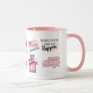 Female business woman motivational mug