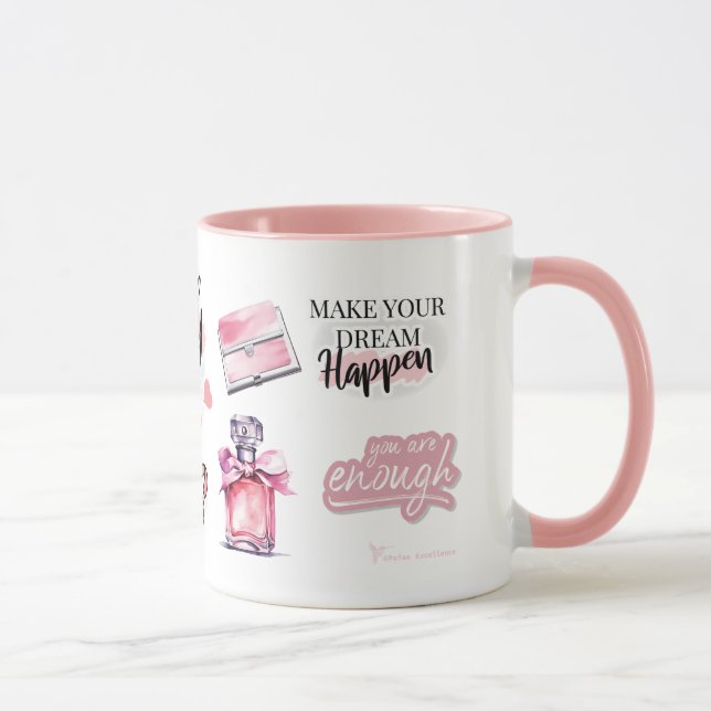 Female business woman motivational  mug (Right)