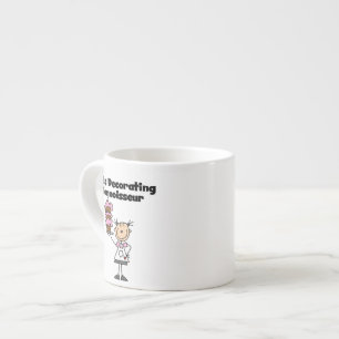 Female Cake Decorating Connoisseur Espresso Cup