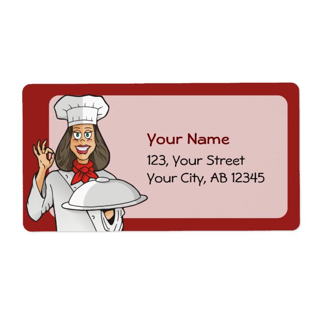 Female Chef Cooking (Front)