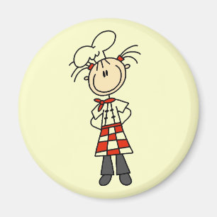 Female Chef Magnet