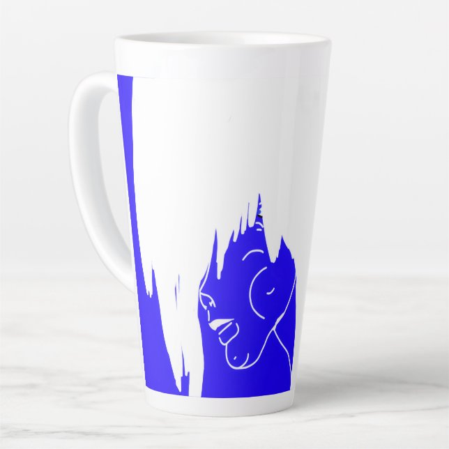 Female Cloud Spirit Large Mug (Left Angle)
