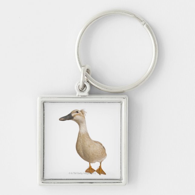 Female Crested Duck, 3 years old Keychain (Front)