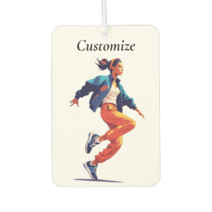 Female Dancer Hip Hop Thunder_Cove Air Freshener