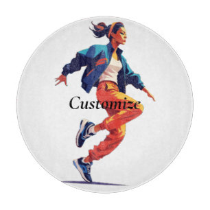 Female Dancer Hip Hop Thunder_Cove Cutting Board