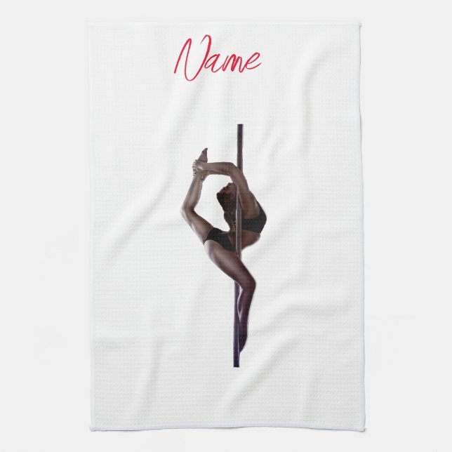 Female Dancer Thunder_Cove  Kitchen Towel (Vertical)