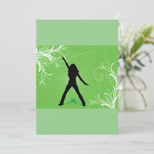 Female Dancing Invitations