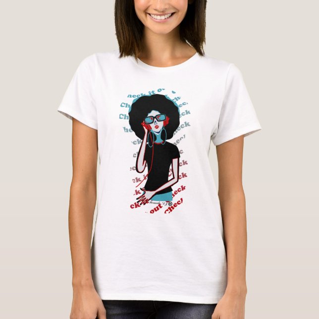 Female DJ T-Shirt (Front)