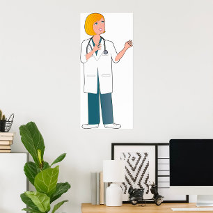 Female Doctor Poster