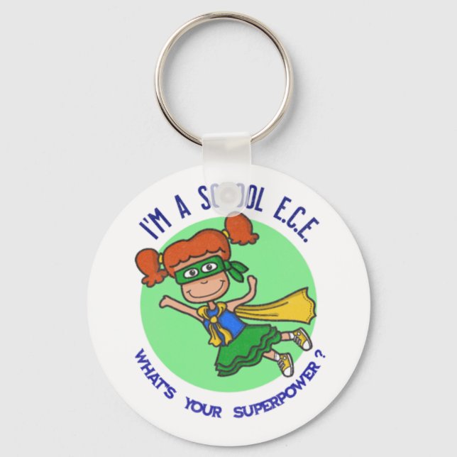 (female) EARLY CHILDHOOD EDUCATOR keychain (Front)