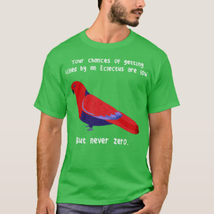 Female Eclectus Parrot Never Zero T-Shirt