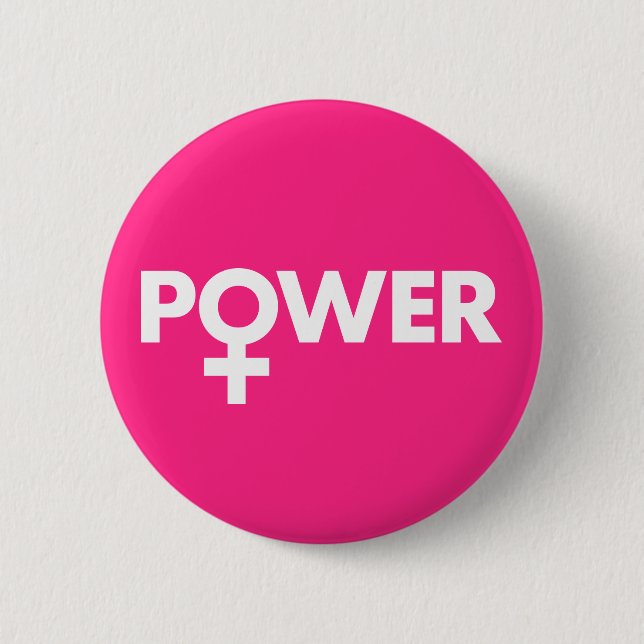 Female Empowerment Badge Pin Button (Front)