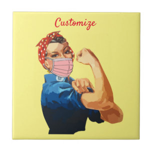Female Empowerment Mask Thunder_Cove Tile