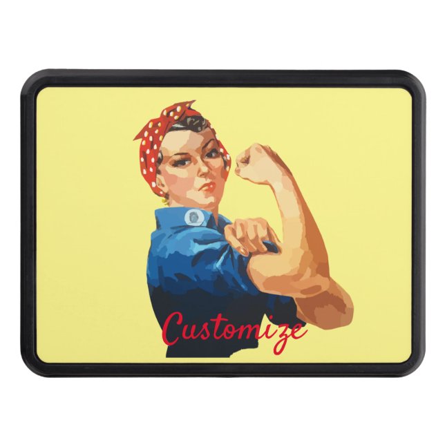 Female Empowerment Thunder_Cove Trailer Hitch Cover (Front)