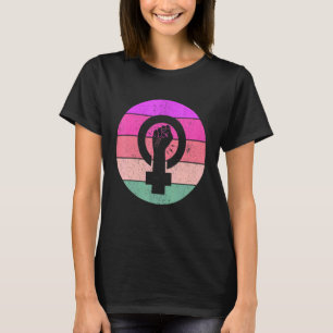 Female Equality Feminist Symbol Empowerment Femini T-Shirt