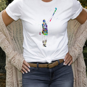 Female Field Hockey Player T-Shirt