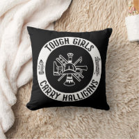 Female Firefighter Tough Girls Carry Halligans 