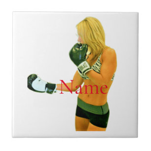 Female Fitness Model boxing Thunder_Cove Tile