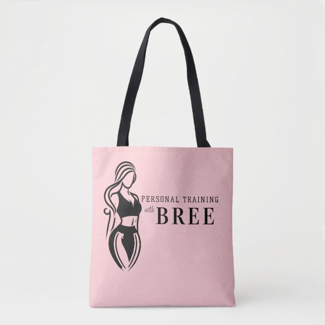 Female Fitness Personal Training Minimalist Tote Bag (Front)