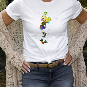 Female Flag Football Player T-Shirt