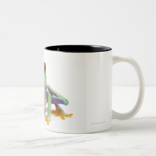 Female frog 2 Two-Tone coffee mug