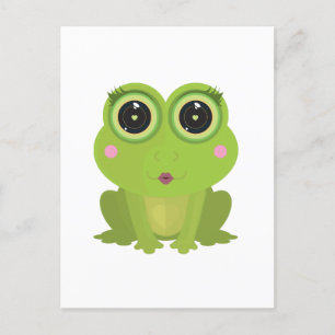 Female Frog Postcard