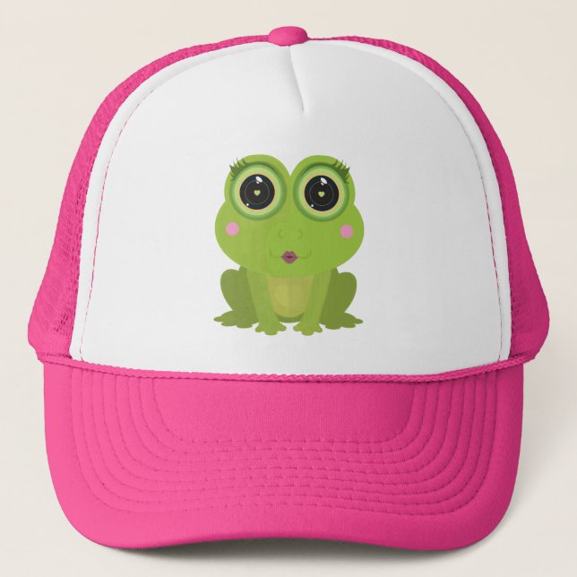 Female Frog Trucker Hat (Front)