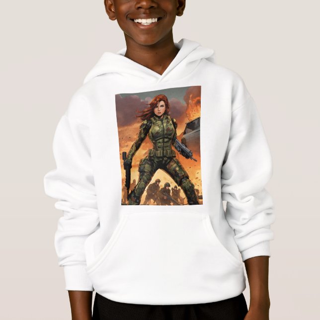  Female G. I. Joe Scarlett wearing camo   (Front)