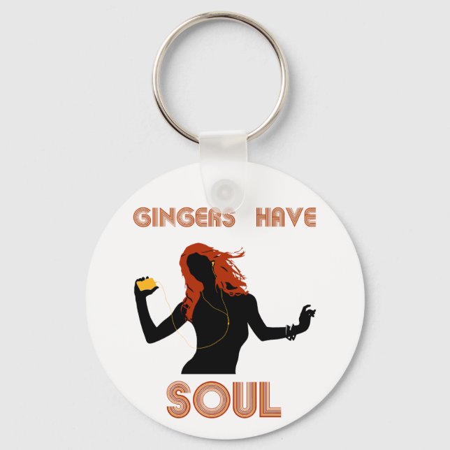 Female Gingers have Soul Keychain (Front)