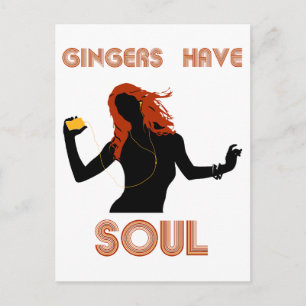 Female Gingers have Soul Postcard