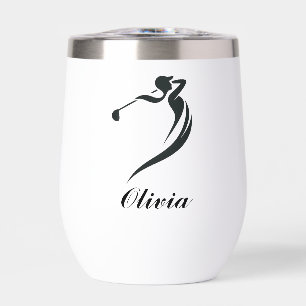 Female Golfer Personalized