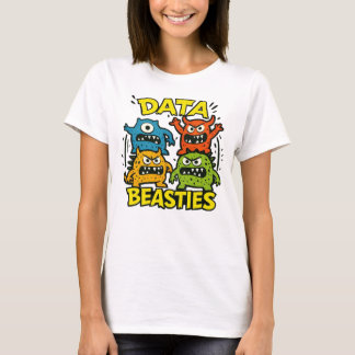 Female Growly Data Beasties (team) T-Shirt