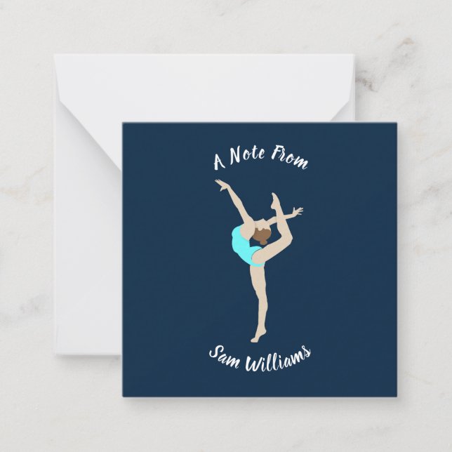 Female Gymnast Card (Front)