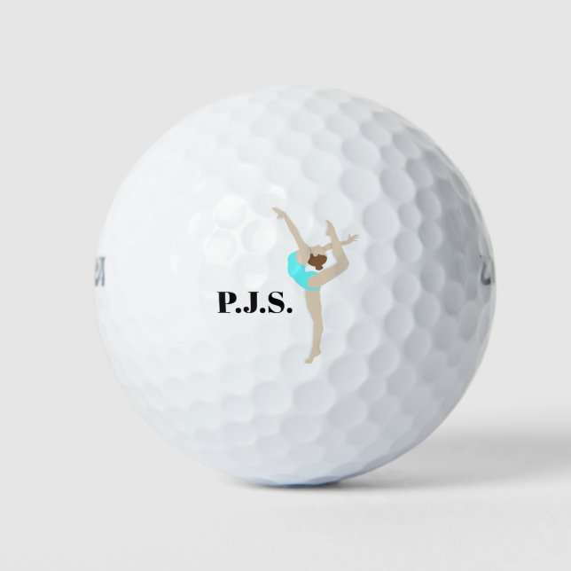 Female Gymnast Golf Balls (Front)